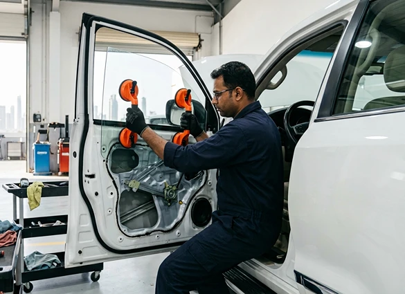 Driver Side Front Window Replacement